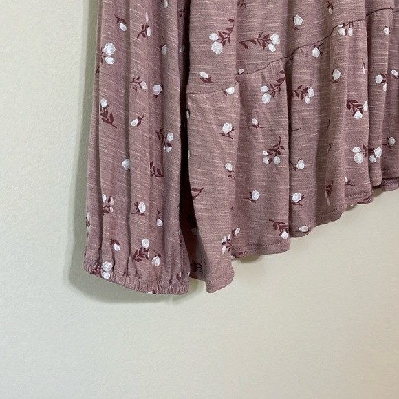 Lucky Brand Printed Tiered Tunic Size Large - Picture 4 of 10